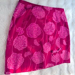 Vintage Lily Pink Peony Skirt